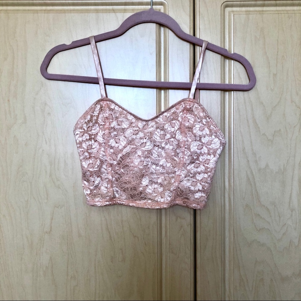 Lace crop top